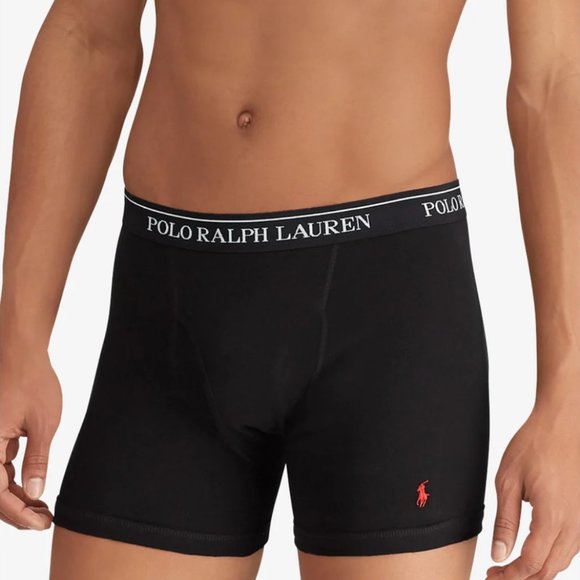POLO Ralph Lauren Stretch Classic Fit Boxer Briefs 3 Pack Mens - Picture 4 of 4